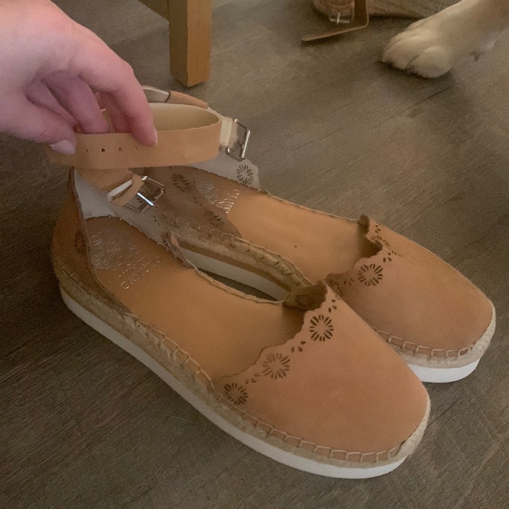 Vince Camuto espadrille sandals. Worn a few times. Size 8.